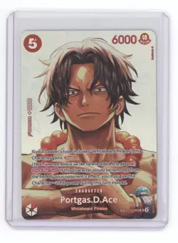 PORTGAS D ACE ONE PIECE TCG ST15-005 SP SR THE TIME OF BATTLE ENGLISH Q1887 - Image 1