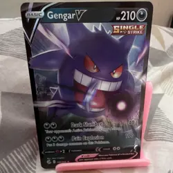The Pokemon Company Pokemon TCG Gengar V 156/264 Fusion Strike Ultra Rare Holo - Image 1