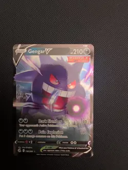 Pokemon TCG Gengar v Fusion Strike 156/264 Holo Ultra Rare - Image 1