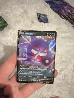 Pokemon TCG Gengar v Fusion Strike 156/264 Holo Ultra Rare - Image 1