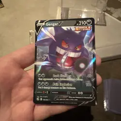 Pokemon TCG Gengar V Fusion Strike 156/264 Holo Ultra Rare - Image 1