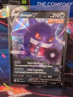 Pokemon TCG Gengar v Fusion Strike 156/264 Holo Ultra Rare - Image 1