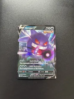 Pokemon TCG Gengar v Fusion Strike 156/264 Holo Ultra Rare - Image 1