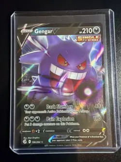 Pokemon - 156/264 Gengar V SWSH08 Fusion Strike Ultra Rare Holo NM TCG - Image 1