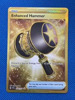 Enhanced Hammer 224/167 Twilight Masquerade Gold Secret Rare Pokemon TCG NM - Image 1