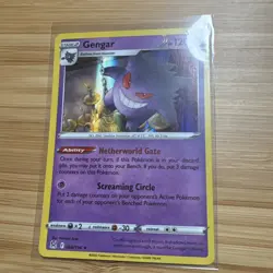 Pokemon Card Gengar Lost Origin Holo Rare 066/196 Near Mint - Image 1