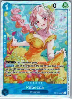 Rebecca OP15-053 SR Adventure on Kami's Island - One Piece Card - NM - Image 1