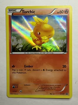Torchic XY37 Black Star Promo XY Holo Pokemon Card - Image 1