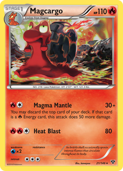 Magcargo 21/146 Rare | XY | Pokemon Card - Image 1