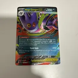Mega Gengar ex Phantasmal Flames Holo Pokemon TCG 056/094 Ultra Rare - Image 1