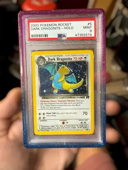 🌀2000 Pokemon Rocket #5 Dark Dragonite Holo PSA 9 MINT🌀 - Image 1