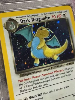 🌀2000 Pokemon Rocket #5 Dark Dragonite Holo PSA 9 MINT🌀 - Image 3