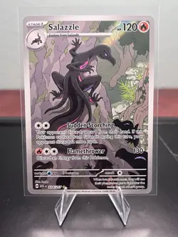 Salazzle 224/217 Illustration Rare Ascended Heroes Pokemon Holo Near Mint - Image 1