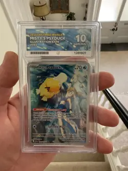 Pokemon TCG Misty’s Psyduck Destined Rivals 193/182 ACE 10 Perfect Subgrades - Image 3