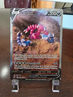 Drapion V GG49/GG70 SWSH: Crown Zenith: Galarian Gallery Holo English Pokemon - Image 1