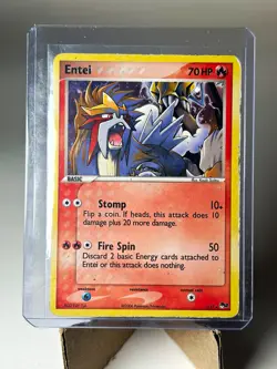 Entei 1/17 Holo - Pop Series 2 2006 - HP Condition - Image 1