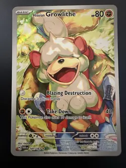 Hisuian Growlithe NM 181/167 - SV06: Twilight Masquerade - Pokemon TCG - NM - Image 1