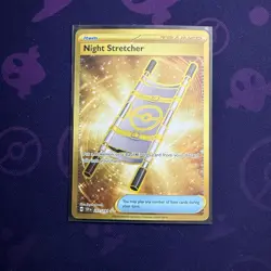 Night Stretcher Hyper Rare 251/191 Sv08: Surging Sparks Holo POKEMON - Image 1