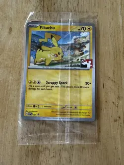 Pokemon TCG - Pikachu SVP 101 - Scarlet & Violet Promo League - Sealed. NM. - Image 1