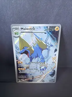 Pokemon TCG Manectric 089/084 Illustration Rare Holo Pitch Black Pack Fresh - NM - Image 1