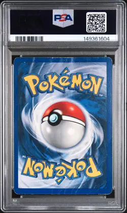1999 POKEMON BASE SET SHADOWLESS #7 HITMONCHAN-HOLO PSA 1 - Image 2