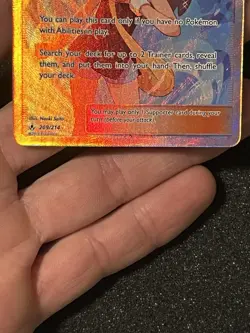 Pokemon TCG Green's Exploration 209/214 Unbroken Bonds Full Art Holo UR 2019 - Image 4