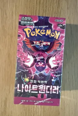 Korean Pokemon Night Wanderer (SV6A) Booster Box – Factory Sealed - Image 1