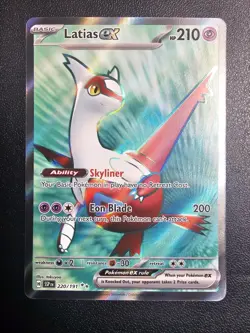Latias ex 220/191 Surging Sparks Full Art Ultra Rare MINT Pokemon TCG - Image 1