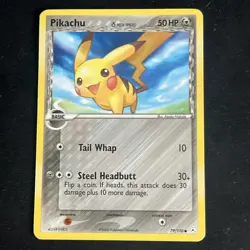 Pokemon Pikachu TCG Delta Species Holon Phantoms Card 79/110 Regular Common LP - Image 1