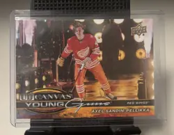 Axel Sandin-Pellikka 2025-26 Upper Deck UD Canvas Young Guns Rookie #C-212 - Image 1