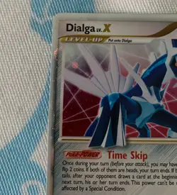 AUTHENTIC 2008 Pokemon Card Dialga LV.X (Diamond & Pearl Black Star Promo 17) - Image 5