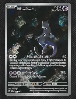 Mewtwo 052 Scarlet & Violet Promo Card Holo Illustration Rare - Image 1