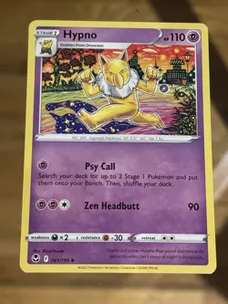 Hypno 061/195 - Silver Tempest - Uncommon Pokemon Card - Image 1