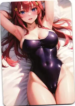 ITSUKI NAKANO Double Sided Custom Art Goddess Story Anime Collectible Card - Image 2