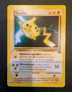 Pikachu - 4 - Black Star Promo - Pokemon Card - LP - Image 1