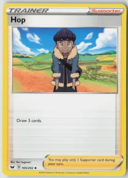 Hop 165/202 Uncommon Sword & Shield Pokemon Near Mint - Image 1