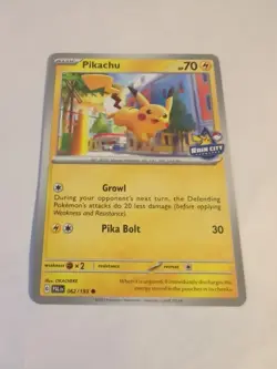 Pokemon Paldea Evolved Pikachu #62 Rain City Showcase Exclusive - Image 1