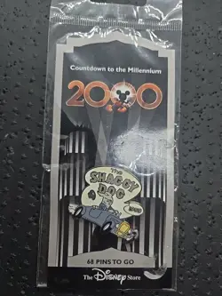 Vtg Disney pin Countdown to the Millennium Series #69 - The Shaggy Dog Driving - Image 1