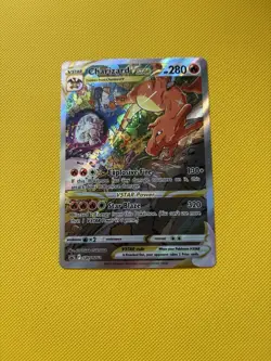 Pokemon TCG Charizard v Star SWSH262 Promo Card Near Mint - Image 1