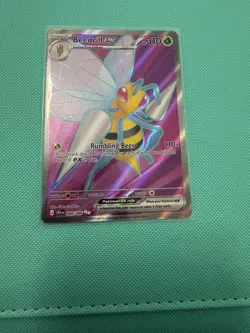 Nintendo Pokemon TCG Beedrill ex 098/086 Chaos Rising Holo UR ENG 2023 - Image 1