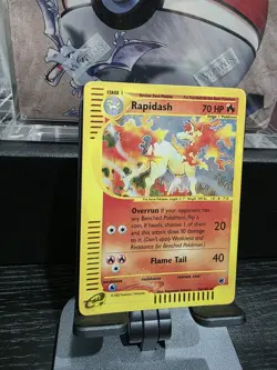 Pokemon TCG Rapidash Expedition Base Set Holo Card 26/165 Rare #16 - Image 2