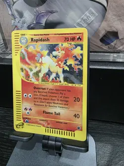 Pokemon TCG Rapidash Expedition Base Set Holo Card 26/165 Rare #16 - Image 3
