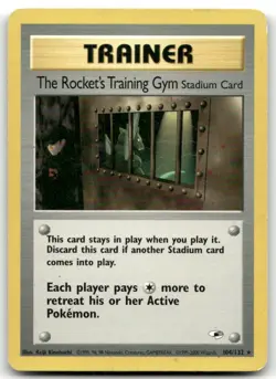 The Rocket's Training Gym Rare Gym Heroes 104/132 - Image 1