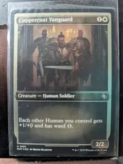Coppercoat Vanguard - Showcase Etched Foil 101 MAT MTG SealedinSleeve - Image 1