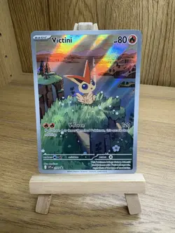 Pokemon TCG Victini SVP 208 Promo Card Near Mint Condition - Image 1
