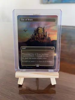 MTG City of Brass Double Masters 2022 403 Foil Borderless Rare EN - Image 1