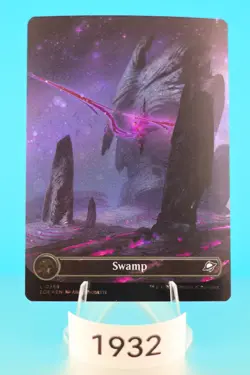 MTG Swamp (0369) (Borderless) (Galaxy Foil) Edge of Eternities Foil - Image 1