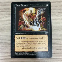 4 DARK RITUAL CCG MIRAGE MAGIC THE GATHERING MTG 1996 BLACK INSTANT COMMON - Image 3