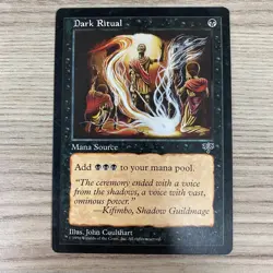 4 DARK RITUAL CCG MIRAGE MAGIC THE GATHERING MTG 1996 BLACK INSTANT COMMON - Image 5