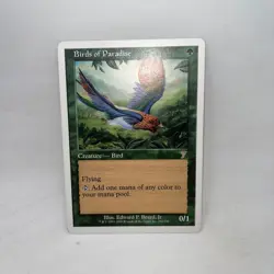 Birds of Paradise 231 Rare 7th Edition Magic: The Gathering Lightly Played - Image 1